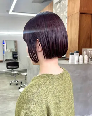 ショート カラー Apero【アペロ】所属・パーマ/暖色/ボブ イワタテ🇰🇷のヘアスタイル
