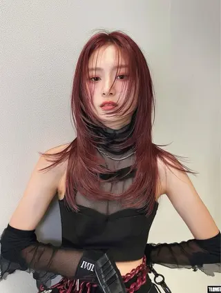 セミロング 💖艶髪ブリーチ髪質 改善💖ケンシンのヘアスタイル