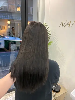 ロング NANA所属・ブリーチ/ニュアンス カラーHarunaのヘアスタイル