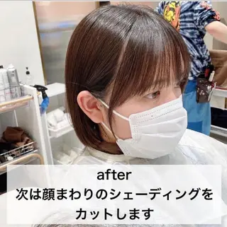 ミディアム 韓国くびれレイヤー 🇰🇷はづきのヘアスタイル