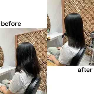 ミディアム 川間 将彦のヘアスタイル