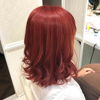 セミロング カラー 🌈ぷる艶カラー🌈 髪質改善👑柳沼尚貴のヘアスタイル