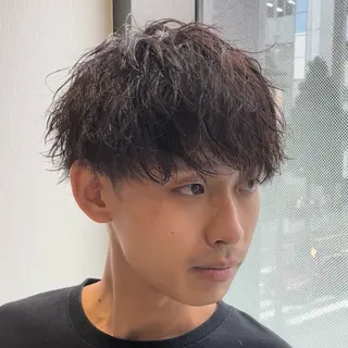 ショート パーマ メンズ 金山駅前メンズパーマ 特化 COUNTERのヘアスタイル
