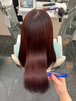 カラー 🍀癒しヘッドスパ付 💚真凜のヘアスタイル