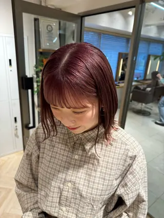 カラー 🍪ﾖｼｲﾊﾙﾈ🍪 ﾗﾍﾞﾝﾀﾞｰｶﾗｰのヘアスタイル