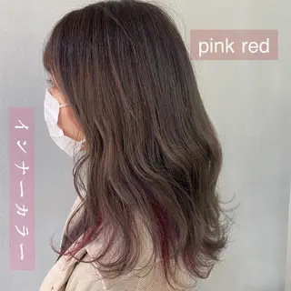 ミディアム カラー 舟橋 りんかのヘアスタイル