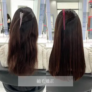 セミロング カラー ヘアアレンジ Ella所属・nana【艶髪】/ レイヤー/縮毛矯正のヘアスタイル