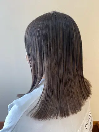 ミディアム カラー ✴︎ヒラガカナ✴︎ ECLAT HAIRのヘアスタイル