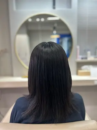 セミロング 池田 太一のヘアスタイル