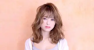 ミディアム 自宅での再現性👌 溝の口/中裕樹のヘアスタイル