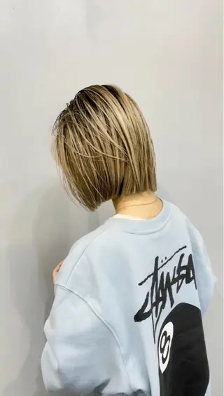 ショート カラー ヘアアレンジ 💐ナチュラルヘア Kroda💐のヘアスタイル