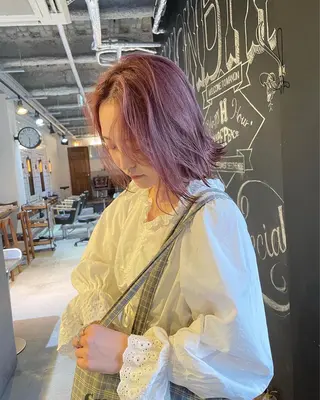 ショート カラー メンズヘア/レイヤー /ボブ山内春輝のヘアスタイル