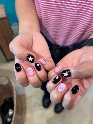 ネイル キラキラオメメ みずなのネイルデザイン