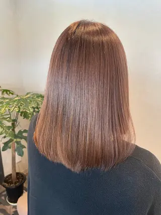 セミロング 青山 結のヘアスタイル
