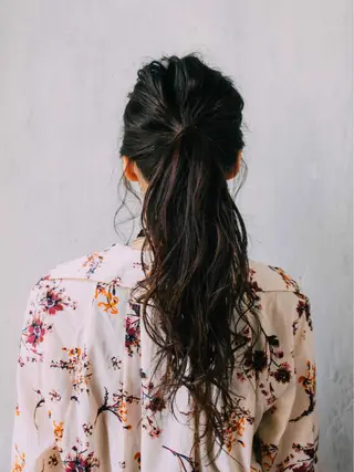 ロング ヘアアレンジ 宮下 愛璃紗のヘアスタイル