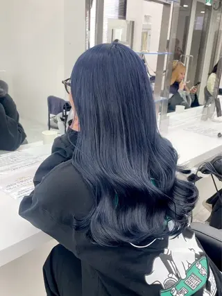 カラー 🩶niina 暗髪韓国系カラー🩶のヘアスタイル