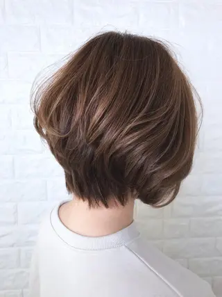 ショート カラー エイジングケア特化 美容師✂️山崎竜二のヘアスタイル