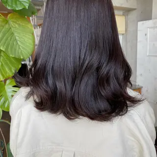 セミロング カラー パーマ ヘアアレンジ メンズ キッズ ネイル マツエク・マツパ アイブロウ モリモト サナのヘアスタイル