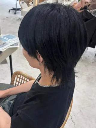 カラー メンズ シンドウ チサのヘアスタイル