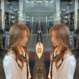 ロング カラー レイヤー/ボブ/ ミニボブ/AOIのヘアスタイル