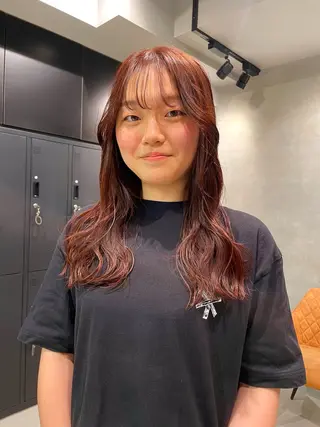 ロング カラー 暖色レイヤー 🥀REIRIのヘアスタイル
