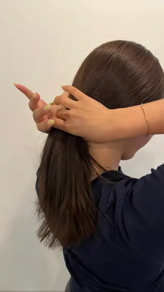 セミロング KOCHAB本山所属・三谷 はるなのヘアスタイル