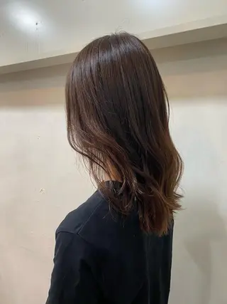 セミロング カラー BLENDby happiness所属・KAORU/絹髪 /髪質改善/奈良のヘアスタイル