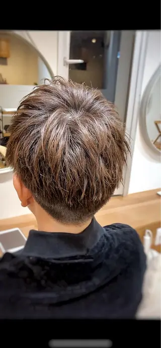 ショート カラー メンズ メンズStylist 山根慧のヘアスタイル