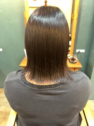 ミディアム 長瀬 祐貴のヘアスタイル