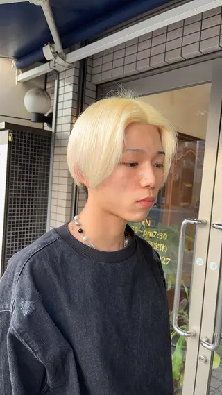カラー lupinus中田 塩屋のヘアスタイル