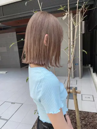 ミディアム ボブ/レイヤー 🌟梅田盛一🌟のヘアスタイル