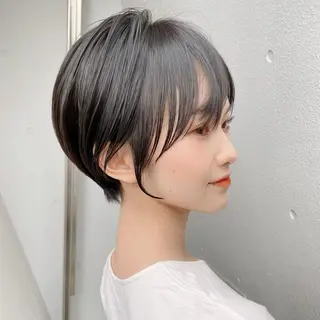 ショート カラー lab.by ioe中崎店所属・中北篤志 ショートボブのヘアスタイル