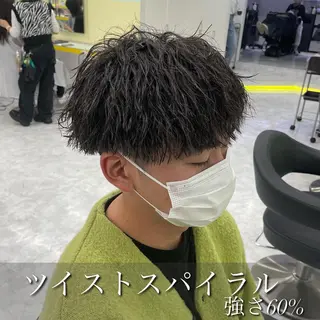 メンズ 横浜メンズパーマ🔥 大野賢人のヘアスタイル