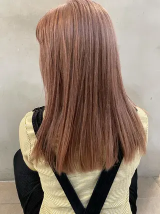 ロング カラー 小顔レイヤー×コンパ クトボブ/林隆平のヘアスタイル