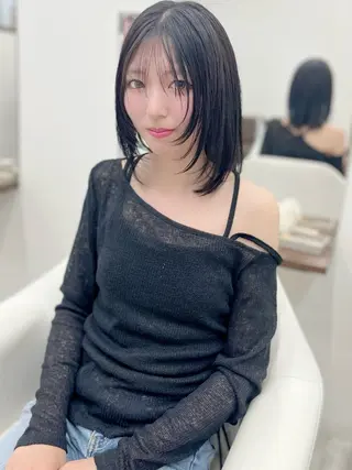 ミディアム 直樹専用髪質改善 東加古川アーティブのヘアスタイル