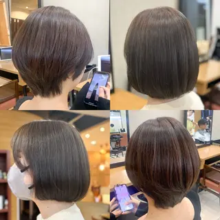 ショート 透明感カラー/レイ ヤー/Nana🌈のヘアスタイル