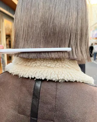 ショート カラー ヘアアレンジ 🌿ニュアンスパーマ /ショート淳平のヘアスタイル