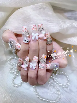 ネイル ラベンダー💖日暮里 ルル💖ネイルのネイルデザイン