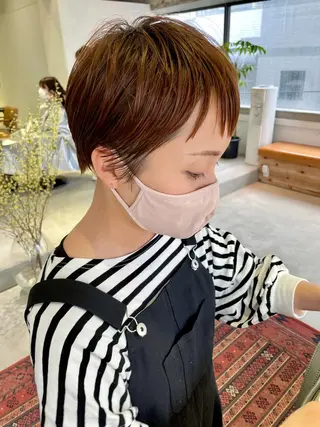 ショート カラー ショート・ボブ 徳竹淳一のヘアスタイル