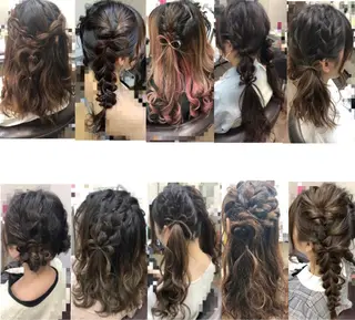 ロング ヘアアレンジ 最高級シールエクステ 💜Fave/あかねのヘアスタイル