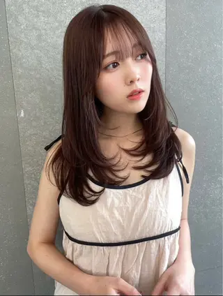 ロング ひな🫧ハイトーン ×ボブ🫧のヘアスタイル