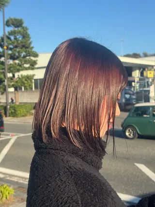 カラー レイヤーカット/艶髪 /髪質改善/のマツエク・マツパデザイン