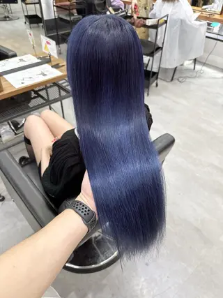 ロング カラー KEISUKE/ ブリーチ🧡エクステのヘアスタイル