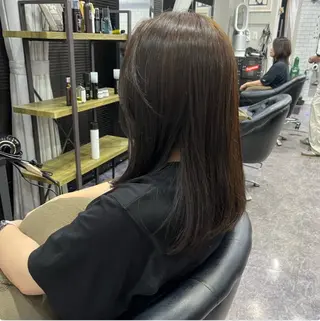 ロング カラー 友滝 真菜美のヘアスタイル