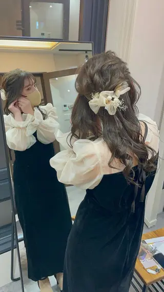 ヘアアレンジ ボブ/髪質改善/ soiナカジママドリのヘアスタイル