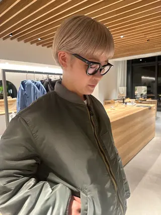 ショート 井上 翠月のヘアスタイル