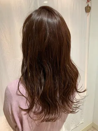 ロング カラー 組藤 沙奈のヘアスタイル