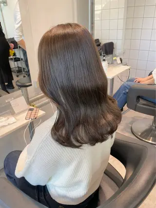 ミディアム カラー 【赤み消しカラー】 中野浩太のヘアスタイル