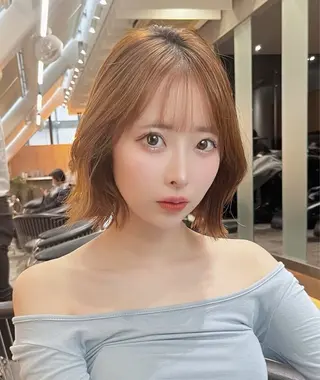 ショート けいし🐬ボブ ショート艶髪カラー✨のヘアスタイル