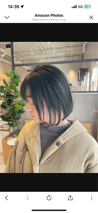 ミディアム カラー ✨艶髪職人艶カラー✨ 中本輝人のヘアスタイル